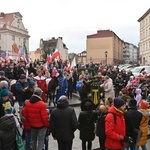 Orszak Trzech Króli 2023 w Świdnicy. Tradycyjnie z osiołkami