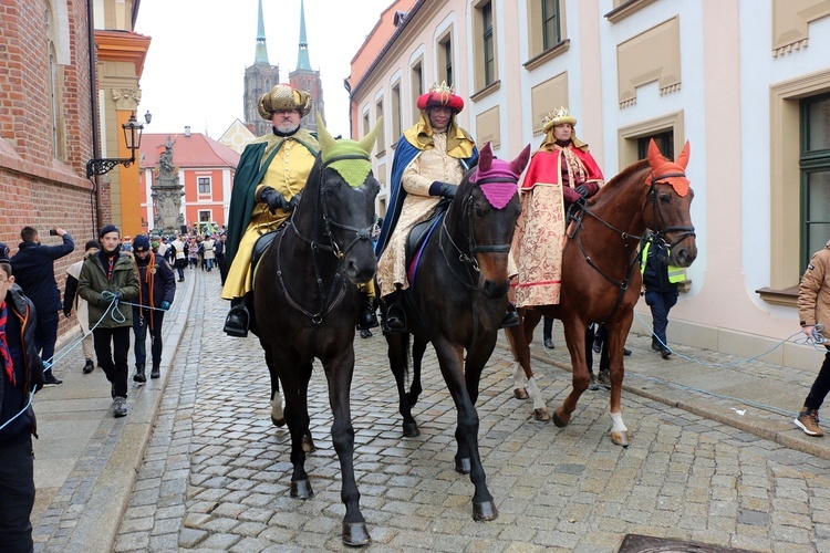 Orszak Trzech Króli we Wrocławiu 2023