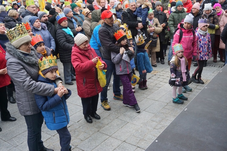 Orszak Trzech Króli na gliwickim rynku