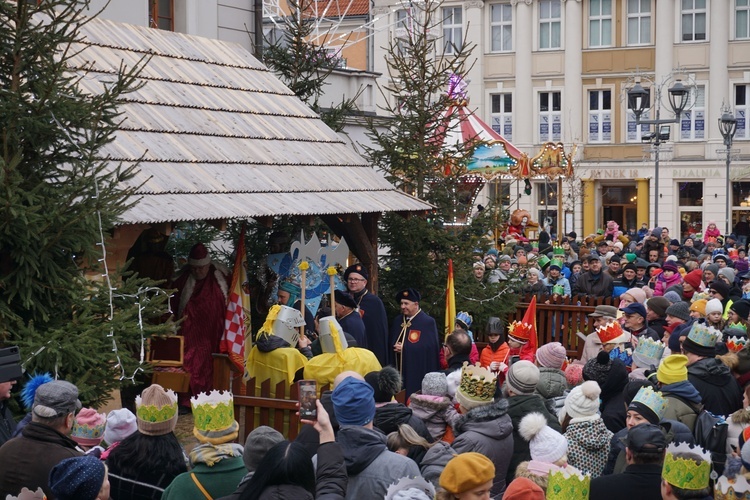 Orszak Trzech Króli na gliwickim rynku