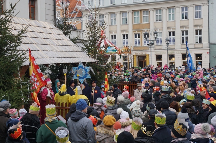 Orszak Trzech Króli na gliwickim rynku