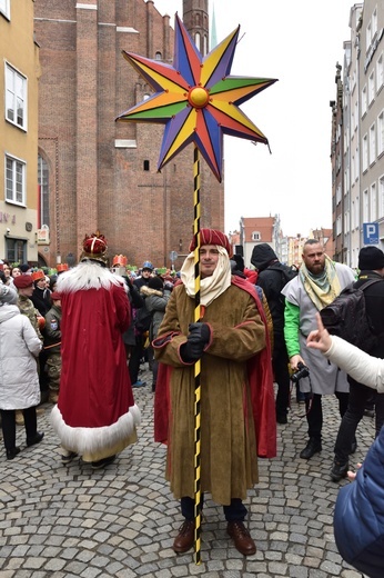 Trzej Królowie na ulicach Gdańska