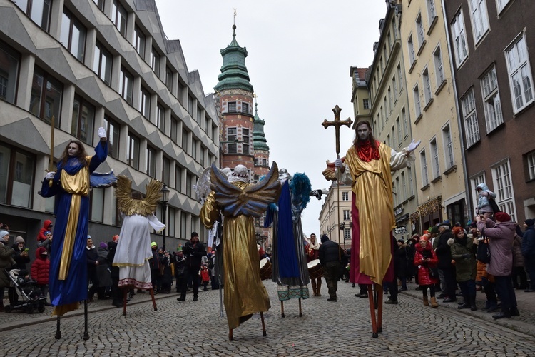 Trzej Królowie na ulicach Gdańska