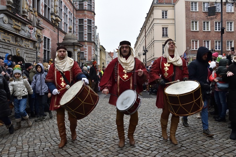 Trzej Królowie na ulicach Gdańska