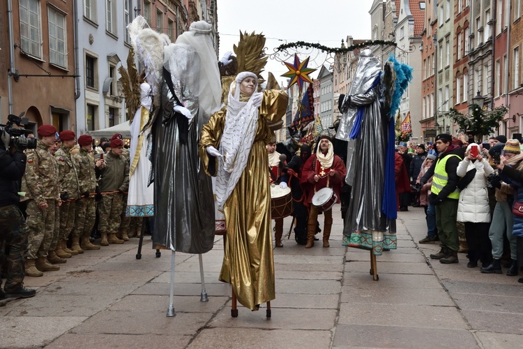 Trzej Królowie na ulicach Gdańska