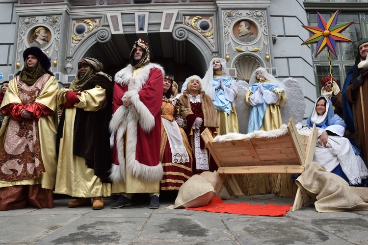 Trzej Królowie na ulicach Gdańska