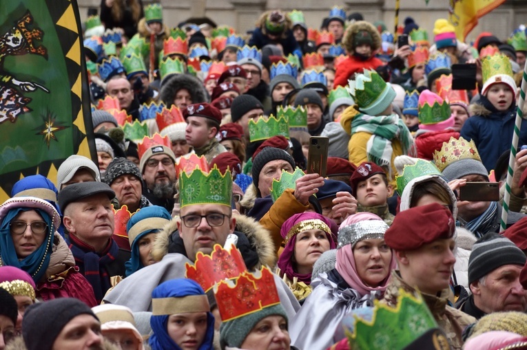 Trzej Królowie na ulicach Gdańska