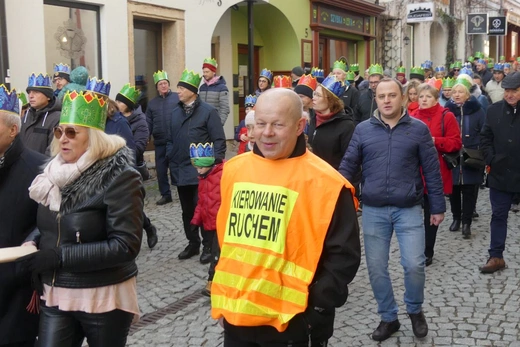 Orszak Trzech Króli w Bielsku-Białej 2023 - na trasie z Aleksandrowic