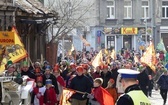 Orszak Trzech Króli w Bielsku-Białej 2023 - na trasie z Aleksandrowic