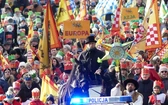 Orszak Trzech Króli w Bielsku-Białej 2023 - na trasie z Aleksandrowic