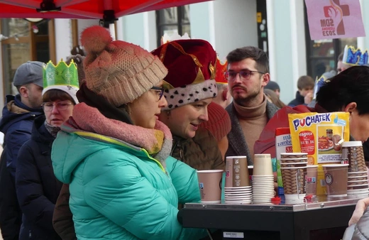 Orszak Trzech Króli w Bielsku-Białej 2023 - na Rynku