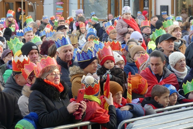 Orszak Trzech Króli w Bielsku-Białej 2023 - na Rynku