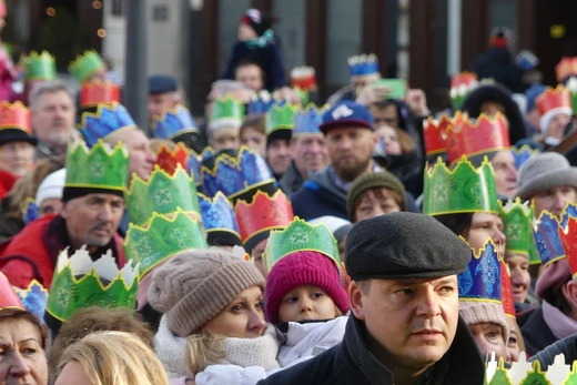 Orszak Trzech Króli w Bielsku-Białej 2023 - na Rynku