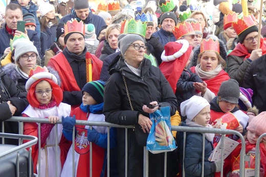Orszak Trzech Króli w Bielsku-Białej 2023 - na Rynku