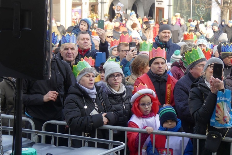 Orszak Trzech Króli w Bielsku-Białej 2023 - na Rynku