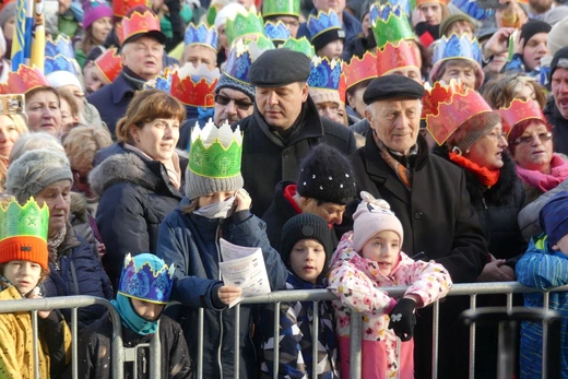 Orszak Trzech Króli w Bielsku-Białej 2023 - na Rynku