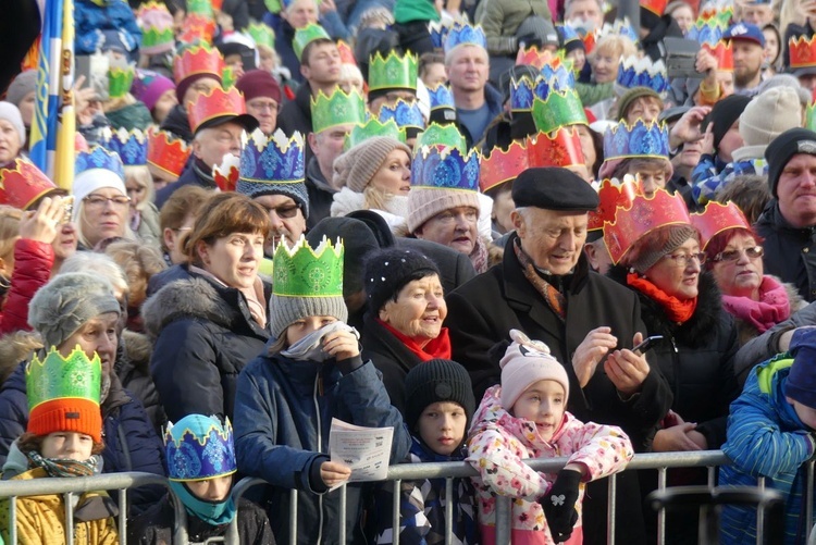 Orszak Trzech Króli w Bielsku-Białej 2023 - na Rynku