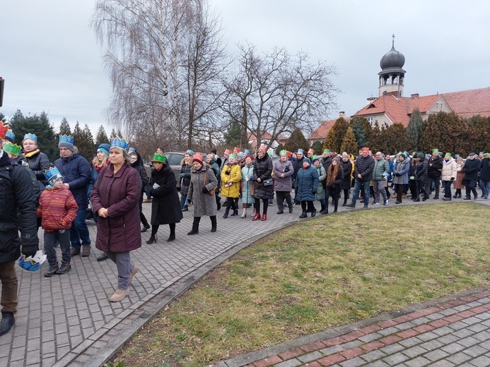 Orszak Trzech Króli w 2023 w Lubszy