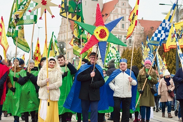 ▲	W tym roku hasło brzmiało „Niech prowadzi nas gwiazda!”.