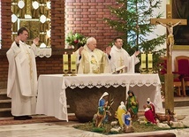 ▲	Wspólnej modlitwie przewodniczył ks. Andrzej Pluta. 