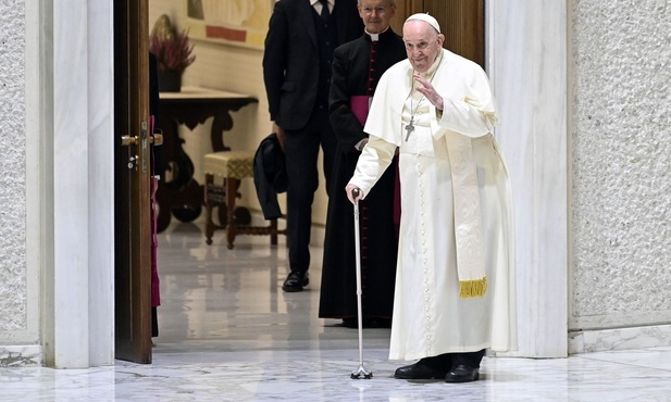 Franciszek podczas audiencji generalnej