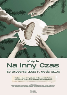 Koncert "Kolędy na inny czas" w  Gdańsku - zaproszenie