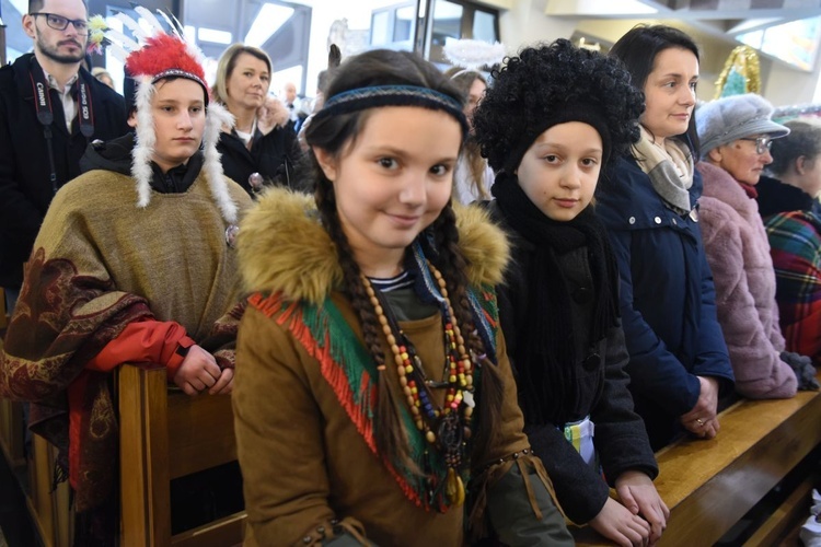 Kolędnicy misyjni w Jodłowej