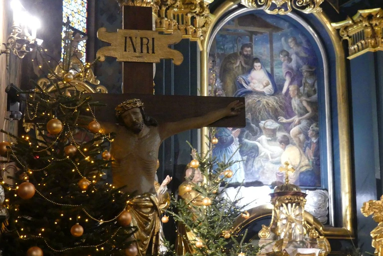 Opłatek Domowego Kościoła w konkatedrze Narodzenia NMP w Żywcu - 2023