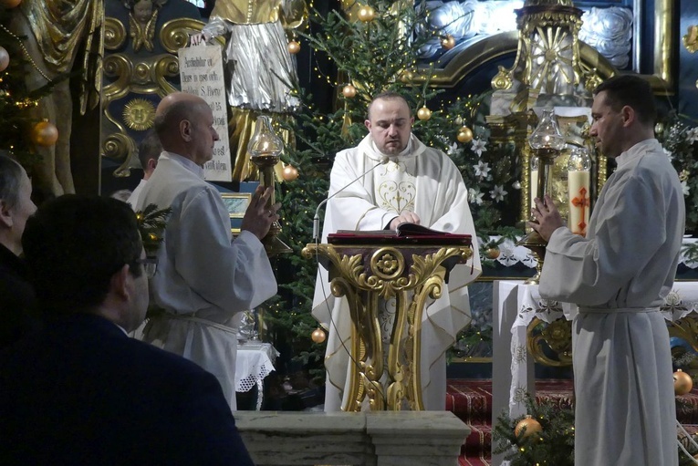 Opłatek Domowego Kościoła w konkatedrze Narodzenia NMP w Żywcu - 2023