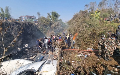 Nepal: Największą od 30 lat katastrofę samolotu w tym kraju przeżyło kilka osób