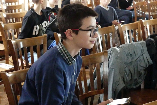 Liturgiczna Ekspedycja na ferie - ministranci i lektorzy zwiedzili kurię diecezjalną