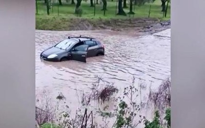 Sardynia. Drogi zamieniają się w rzeki