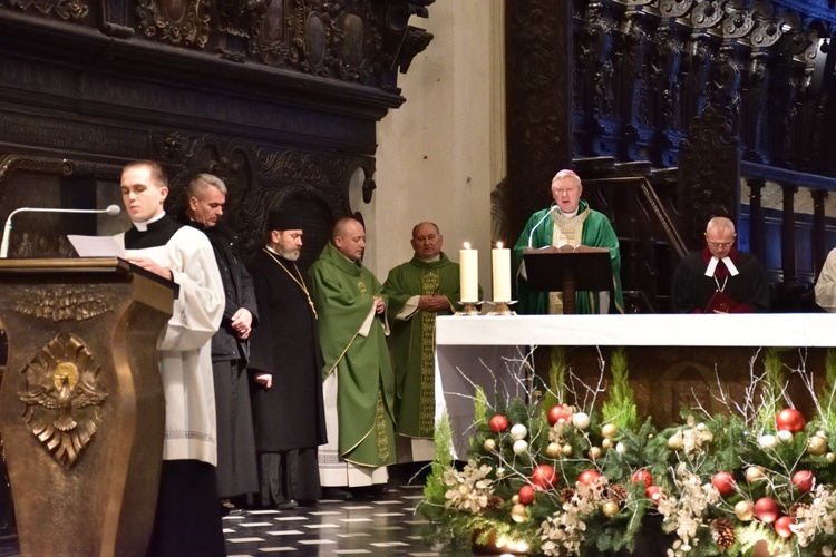 Msza św. z udziałem kapłanów wyznań chrześcijańskich w Oliwie