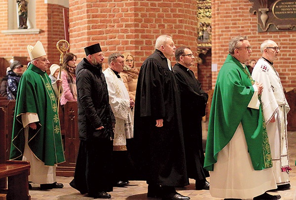 ▲	Niedzielna Msza św. wpisała się obchody w diecezji elbląskiej.