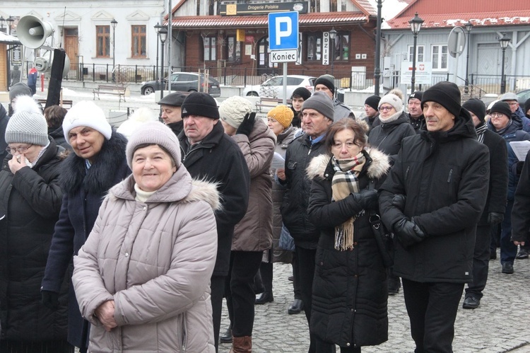 Zakliczyn. Kolędowanie ulicami miasta