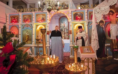 ▲	Kolejnym  z przystanków  był kościół  prawosławny w Koszalinie.