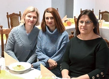 ▲	Członkowie nowej grupy na spotkaniu po Mszy św.
