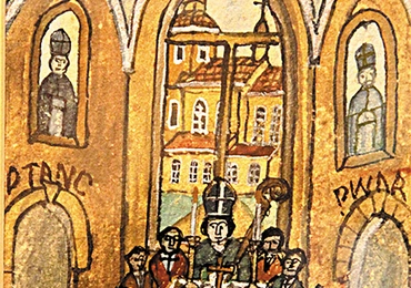 Nikifor, „Uczta malarzy”, Muzeum Nikifora  w Krynicy.