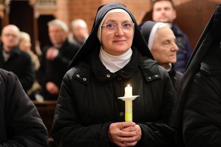 Dzień Życia Konsekrowanego - konkatedra św. Jakuba w Olsztynie