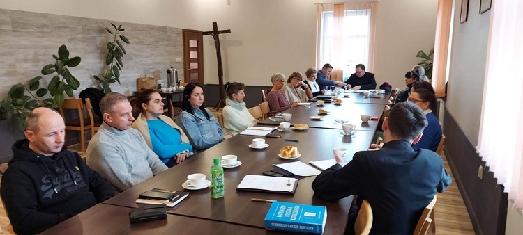 Spotkanie katechetów z ks. Tomaszem Gwizdkiem