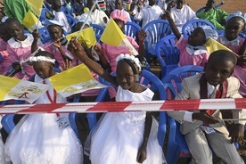 Świadectwa dzieci z Sudanu Płd. przed Papieżem