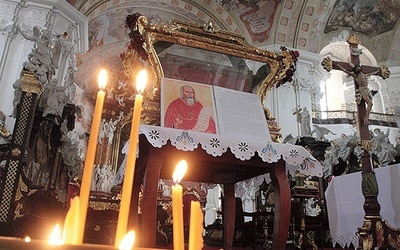 ▲	Relikwiarz świętego będzie czekał na wiernych.