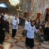 Msza św. w intencji chorych w lubelskiej katedrze.