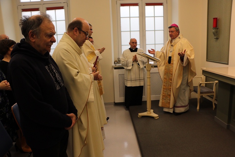 Błogosławieństwo kaplicy w Katolickim Zespole Szkolno-Przedszkolnym "Paulińska"