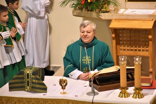 Relikwie bł. kard. Stefana Wyszyńskiego w Słotwinie