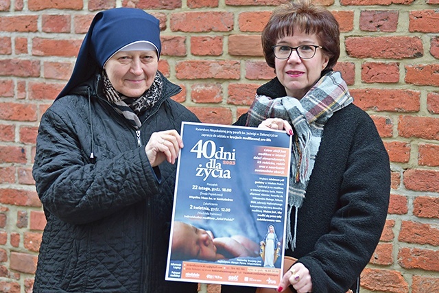 – Każde życie jest Bożym darem dla świata i znakiem Bożej miłości – podkreślają s. Katarzyna (z lewej) i Elżbieta Banaszkiewicz.