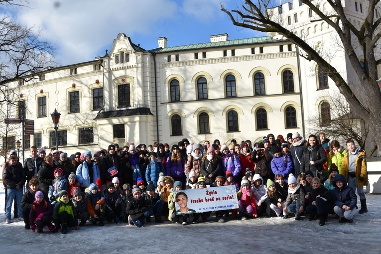 Pierwsze dni zimowiska z ks. Marcinem Zawadą