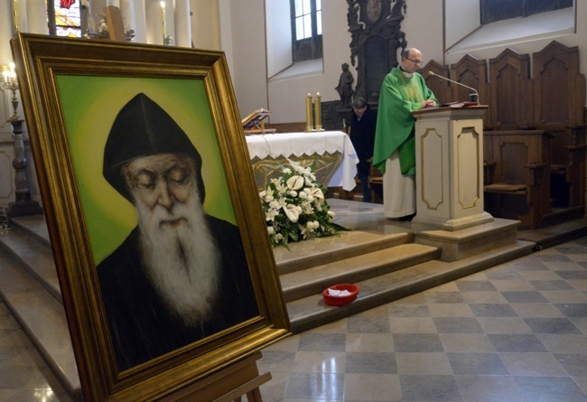 Relikwie św. Szabela w koneckiej kolegiacie