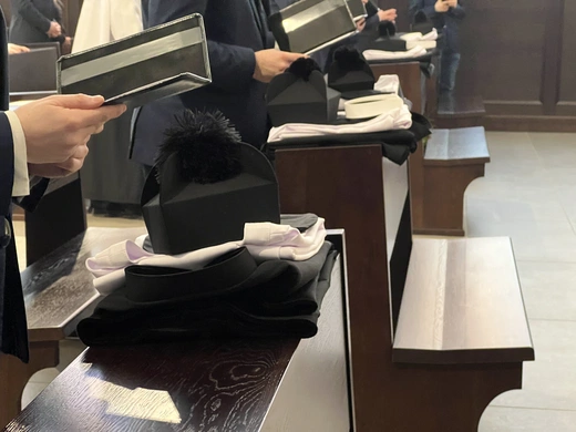 Wyższe Śląskie Seminarium Duchowne. Obłóczny alumnów III roku
