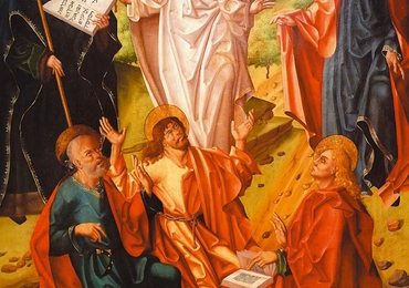 Mistrz Bartolomé
Przemienienie Pańskie
 olej na desce, ok. 1480–1493
Muzeum Sztuki Uniwersytetu Arizony
Tucson (USA)